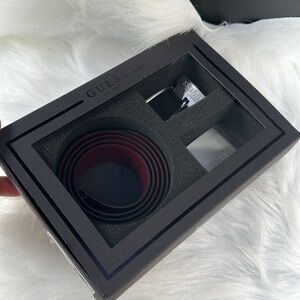 New GUESS Men's Adjustable/Reversible Belt SZ M